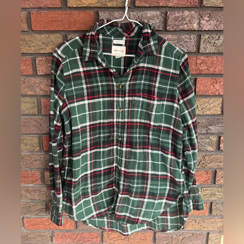 American Eagle Boyfriend-Fit Flannel